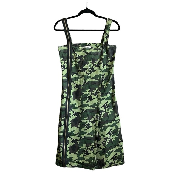 Each X Other Denim Camouflage Jumper Dress